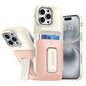 Sliding Card Holder Integrated Phone Case with Kickstand, For iPhone 17 Pro, For iPhone 16 Pro Max