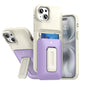 Sliding Card Holder Integrated Phone Case with Kickstand, For iPhone 15 Pro, For iPhone 15 Plus / 14 Plus