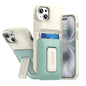Sliding Card Holder Integrated Phone Case with Kickstand, For iPhone 15 Pro, For iPhone 15 Plus / 14 Plus