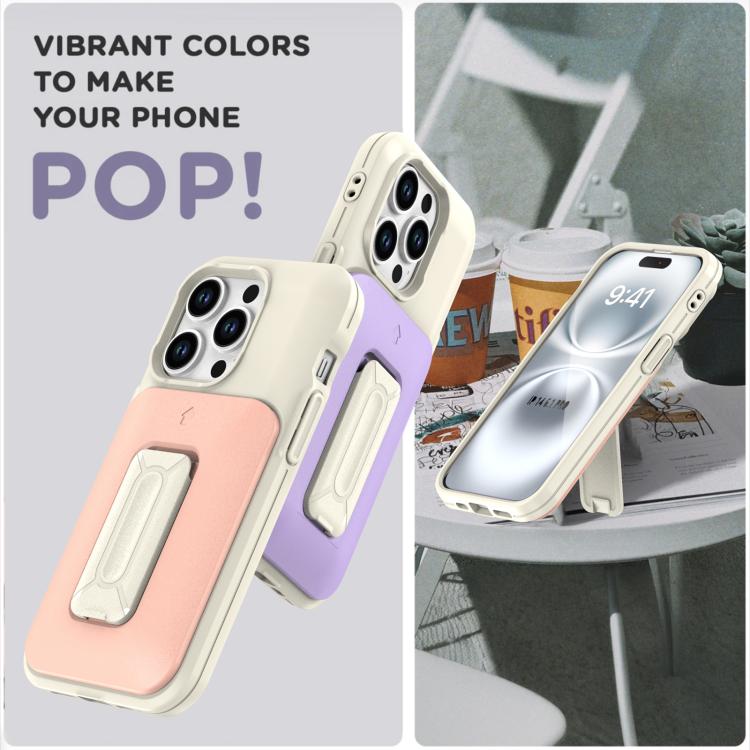 Sliding Card Holder Integrated Phone Case with Kickstand, For iPhone 14 Pro, For iPhone 14 Pro Max