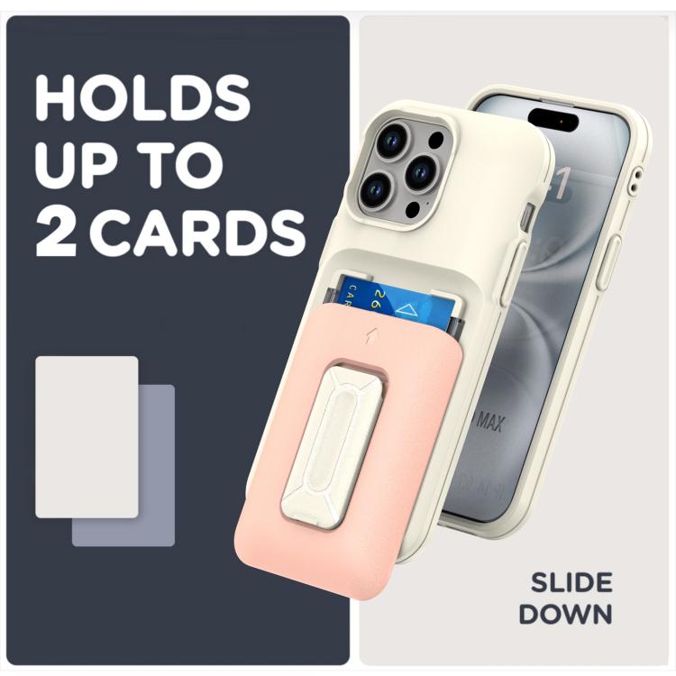 Sliding Card Holder Integrated Phone Case with Kickstand, For iPhone 13 Pro Max, For iPhone 13 Pro