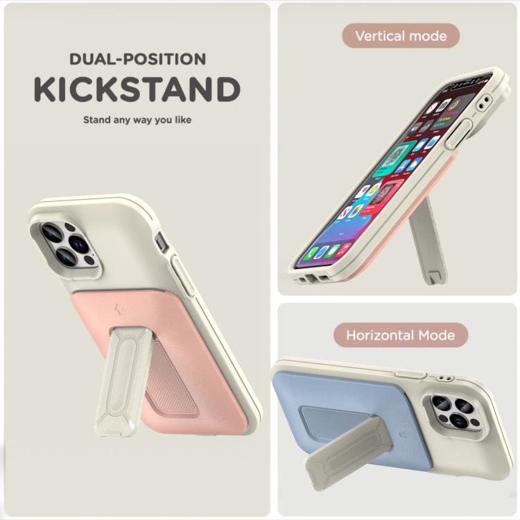 Sliding Card Holder Integrated Phone Case with Kickstand