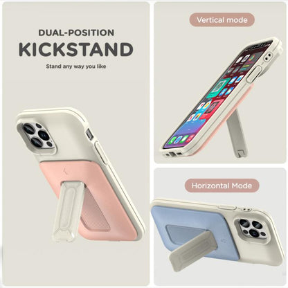 Sliding Card Holder Integrated Phone Case with Kickstand