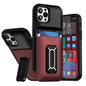 Sliding Card Holder Integrated Phone Case with Kickstand