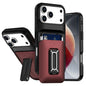 Sliding Card Holder Integrated Phone Case with Kickstand