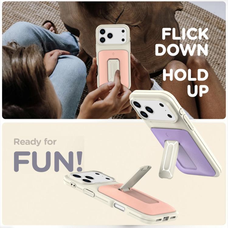 Sliding Card Holder Integrated Phone Case with Kickstand, For iPhone 17 Pro, For iPhone 16 Pro Max