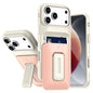 Sliding Card Holder Integrated Phone Case with Kickstand, For iPhone 17 Pro, For iPhone 16 Pro Max