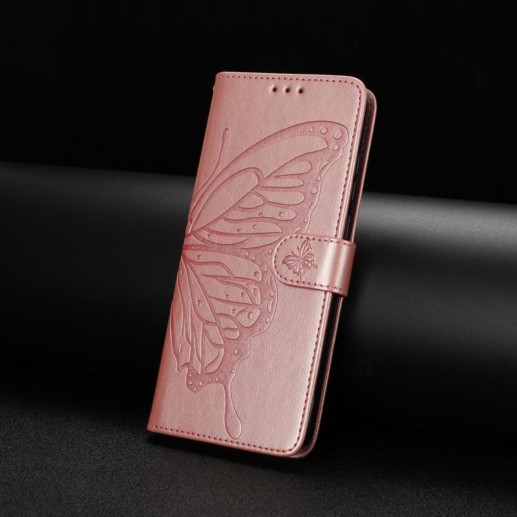 Butterfly Flutter Pattern Embossed Leather Phone Case