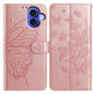 Butterfly Flutter Pattern Embossed Leather Phone Case