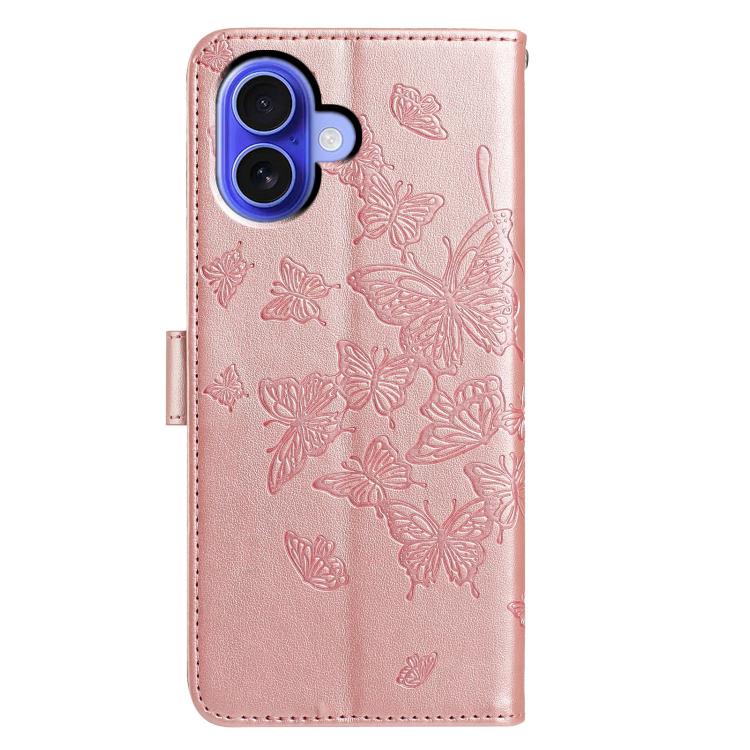 Butterfly Flutter Pattern Embossed Leather Phone Case