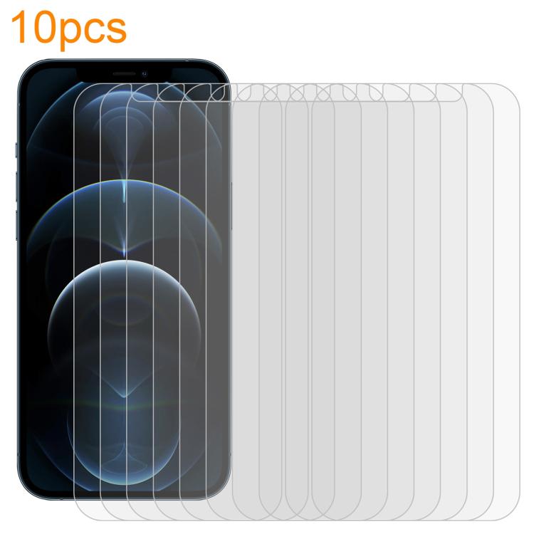 10pcs xDfind 0.26mm 9H 2.5D Middle Aluminum Tempered Glass Film, For iPhone 16e / 13 / 13 Pro, For iPhone 16 Pro Max, For iPhone 16 Pro, For iPhone 16 Plus, For iPhone 16, For iPhone 15 Plus / 15 Pro Max, For iPhone 15 / 15 Pro, For iPhone 14 Plus�����...