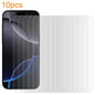 10pcs xDfind 0.26mm 9H 2.5D Middle Aluminum Tempered Glass Film, For iPhone 16e / 13 / 13 Pro, For iPhone 16 Pro Max, For iPhone 16 Pro, For iPhone 16 Plus, For iPhone 16, For iPhone 15 Plus / 15 Pro Max, For iPhone 15 / 15 Pro, For iPhone 14 Plus�����...