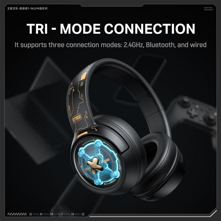 ONIKUMA GT802  Bluetooth 2.4G Wired E-sports Game Headset