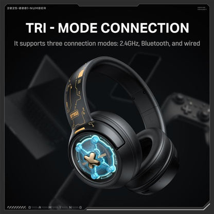 ONIKUMA GT802  Bluetooth 2.4G Wired E-sports Game Headset