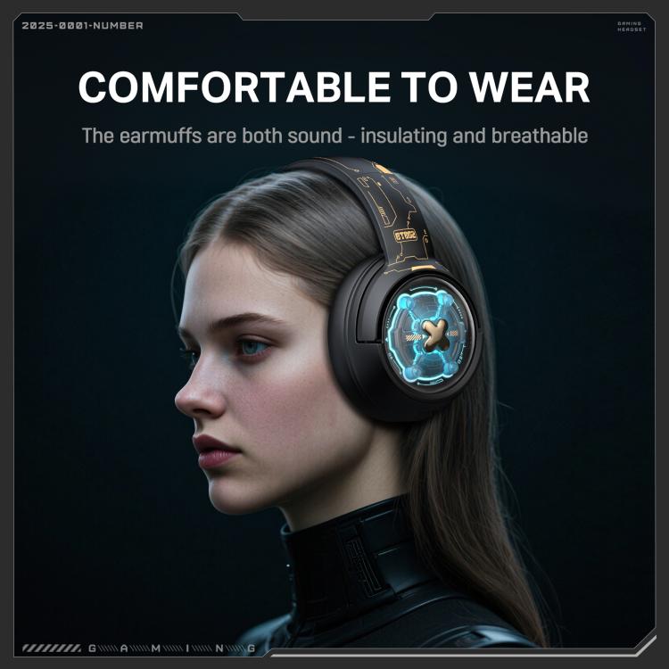 ONIKUMA GT802  Bluetooth 2.4G Wired E-sports Game Headset