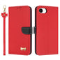 Metal Bow Leather Phone Case with Hand Strap, For iPhone 16e, For iPhone 16 Pro Max, For iPhone 16 Pro, For iPhone 16 Plus