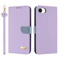 Metal Bow Leather Phone Case with Hand Strap, For iPhone 18 Pro / 17 Pro, For iPhone 18 Pro Max / 17 Pro Max, For iPhone 17e / 16e, For iPhone 17