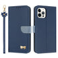 Metal Bow Leather Phone Case with Hand Strap, For iPhone 12 Pro Max, For iPhone 11 Pro Max, For iPhone 11, For iPhone 11 Pro