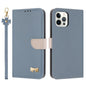 Metal Bow Leather Phone Case with Hand Strap, For iPhone 12 Pro Max, For iPhone 11 Pro Max, For iPhone 11, For iPhone 11 Pro