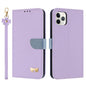 Metal Bow Leather Phone Case with Hand Strap, For iPhone 12 Pro Max, For iPhone 11 Pro Max, For iPhone 11, For iPhone 11 Pro