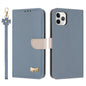 Metal Bow Leather Phone Case with Hand Strap, For iPhone 12 Pro Max, For iPhone 11 Pro Max, For iPhone 11, For iPhone 11 Pro