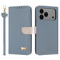 Metal Bow Leather Phone Case with Hand Strap, For iPhone 17 Pro Max, For iPhone 17 Pro, For iPhone 17, For iPhone Air