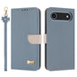 Metal Bow Leather Phone Case with Hand Strap, For iPhone 17 Pro Max, For iPhone 17 Pro, For iPhone 17, For iPhone Air