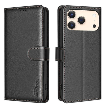 Litchi Texture RFID Anti-theft Leather Phone Case, For iPhone 18 Pro/17 Pro, For iPhone 18 Pro Max/17 Pro Max, For iPhone 17, For iPhone 17 Air