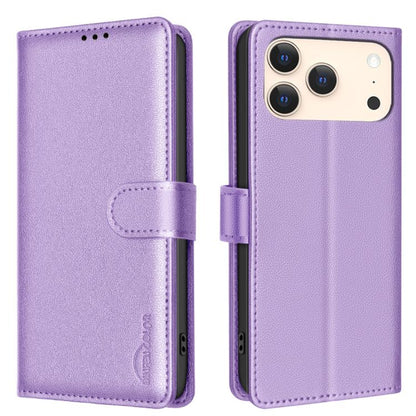 Litchi Texture RFID Anti-theft Leather Phone Case, For iPhone 17 Pro Max, For iPhone 17 Pro, For iPhone 17, For iPhone Air