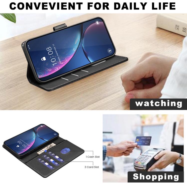 Litchi Texture RFID Anti-theft Leather Phone Case, For iPhone 17 Pro Max, For iPhone 17 Pro, For iPhone 17, For iPhone Air