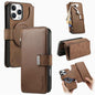 CaseNeo MagSafe RFID Anti-theft Zipper Wallet Retro Leather Phone Case, For iPhone Air, For iPhone 16 Pro Max, For iPhone 16 Pro, For iPhone 16 Plus