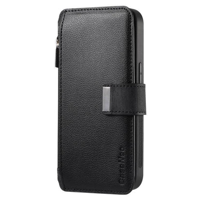 CaseNeo MagSafe RFID Anti-theft Zipper Wallet Retro Leather Phone Case, For iPhone 17e / 16e, For iPhone 17 Pro Max, For iPhone 17 Pro, For iPhone 17