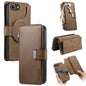 CaseNeo MagSafe RFID Anti-theft Zipper Wallet Retro Leather Phone Case, For iPhone 17e / 16e, For iPhone 17 Pro Max, For iPhone 17 Pro, For iPhone 17