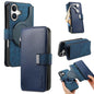 CaseNeo MagSafe RFID Anti-theft Zipper Wallet Retro Leather Phone Case, For iPhone 18 / 17, For iPhone 18 Pro / 17 Pro, For iPhone 18 Pro Max / 17 Pro Max, For iPhone 17e / 16e