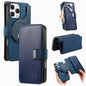 CaseNeo MagSafe RFID Anti-theft Zipper Wallet Retro Leather Phone Case, For iPhone 16, For iPhone 15 Pro Max, For iPhone 15 Pro, For iPhone 15 Plus