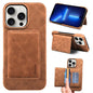 Denior D27 Retro Texture RFID MagSafe Photo Frame Card-slot Phone Case, For iPhone 15, For iPhone 14 Plus, For iPhone 14 / 13, For iPhone 14 Pro, For iPhone 14 Pro Max, For iPhone 13 Pro Max, For iPhone 13 Pro