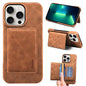 Denior D27 Retro Texture RFID MagSafe Photo Frame Card-slot Phone Case, For iPhone 15, For iPhone 14 Plus, For iPhone 14 / 13, For iPhone 14 Pro, For iPhone 14 Pro Max, For iPhone 13 Pro Max, For iPhone 13 Pro