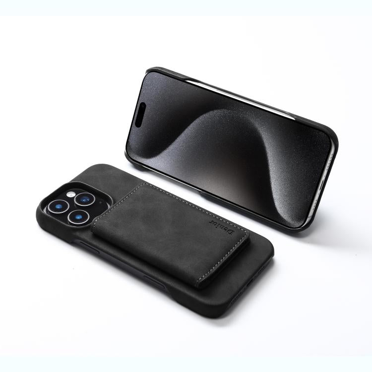 Denior D27 Retro Texture RFID MagSafe Photo Frame Card-slot Phone Case, For iPhone 15, For iPhone 14 Plus, For iPhone 14 / 13, For iPhone 14 Pro, For iPhone 14 Pro Max, For iPhone 13 Pro Max, For iPhone 13 Pro