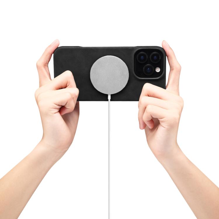 Denior D27 Retro Texture RFID MagSafe Photo Frame Card-slot Phone Case, For iPhone 15, For iPhone 14 Plus, For iPhone 14 / 13, For iPhone 14 Pro, For iPhone 14 Pro Max, For iPhone 13 Pro Max, For iPhone 13 Pro