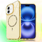 Transparent MagSafe Glitter Powder Acrylic Phone Case, For iPhone 17e / 16e, For iPhone 16 Pro Max, For iPhone 16 Pro, For iPhone 16 Plus