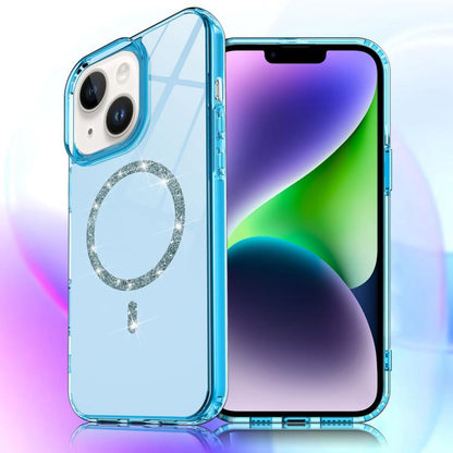 Transparent MagSafe Glitter Powder Acrylic Phone Case