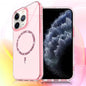 Transparent MagSafe Glitter Powder Acrylic Phone Case, For iPhone 11 Pro Max, For iPhone 11