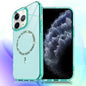 Transparent MagSafe Glitter Powder Acrylic Phone Case, For iPhone 11 Pro Max, For iPhone 11