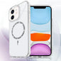 Transparent MagSafe Glitter Powder Acrylic Phone Case, For iPhone 11 Pro Max, For iPhone 11
