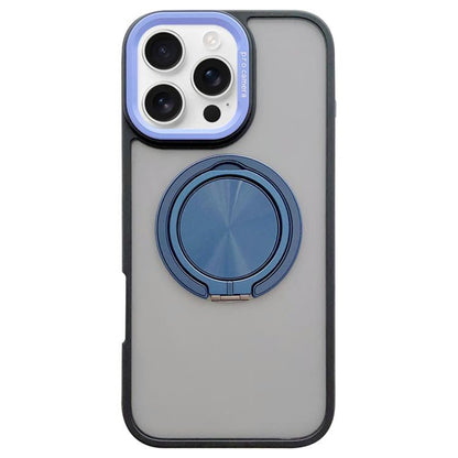 Skin-feel Two-color Edge Strips 360 MagSafe Holder Phone Case, For iPhone 17e / 16e, For iPhone 16 Pro Max, For iPhone 16 Pro