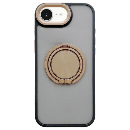 Skin-feel Two-color Edge Strips 360 MagSafe Holder Phone Case, For iPhone 16e, For iPhone 16 Pro Max, For iPhone 16 Pro