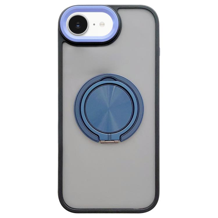 Skin-feel Two-color Edge Strips 360 MagSafe Holder Phone Case, For iPhone 16e, For iPhone 16 Pro Max, For iPhone 16 Pro