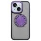 Skin-feel Two-color Edge Strips 360 MagSafe Holder Phone Case, For iPhone 15 Pro, For iPhone 15, For iPhone 14
