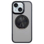 Skin-feel Two-color Edge Strips 360 MagSafe Holder Phone Case, For iPhone 15 Pro, For iPhone 15, For iPhone 14