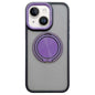 Skin-feel Two-color Edge Strips 360 MagSafe Holder Phone Case, For iPhone 15 Pro, For iPhone 15, For iPhone 14